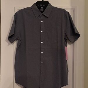 Men's Gray Short Sleeve Shirt by Psycho Tuna